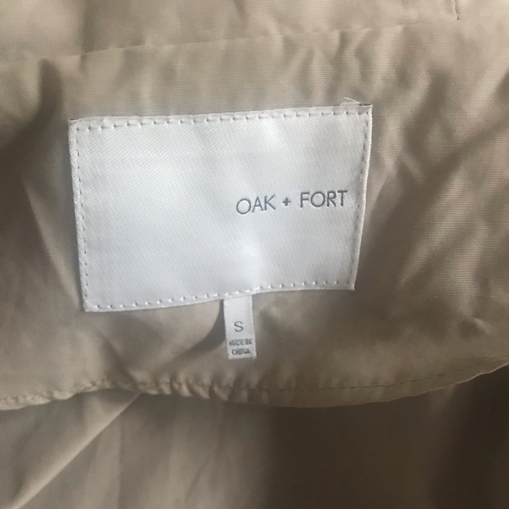 Oak & Fort Hooded Spring/Fall Jacket - Size Small - Picture 5 of 9